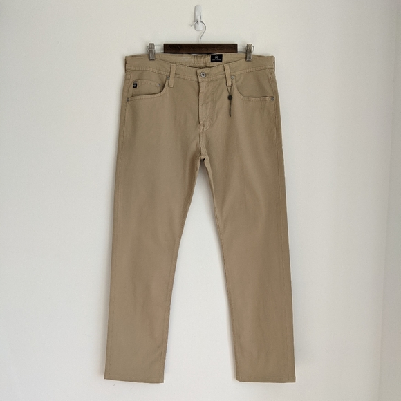 AG ADRIANO GOLDSCHMIED THE MATCHBOX Slim Straight, Beige, 36 - Picture 8 of 9